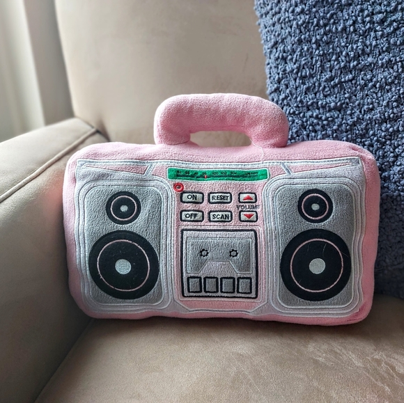 Other Retro Radio Boom Box Pillow Poshmark